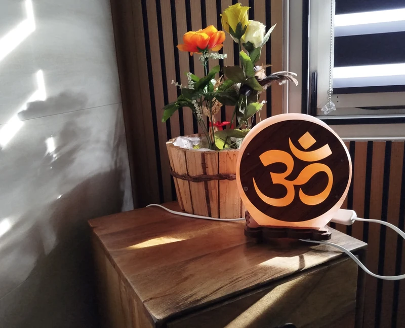 Lampe Om et ambiance apaisante