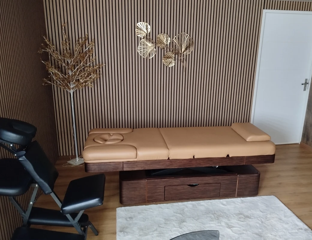 Massage ciblé sur table ergonomique